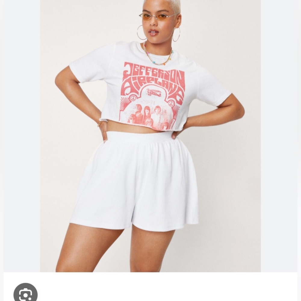 Nasty gal White Knit Soft Shorts